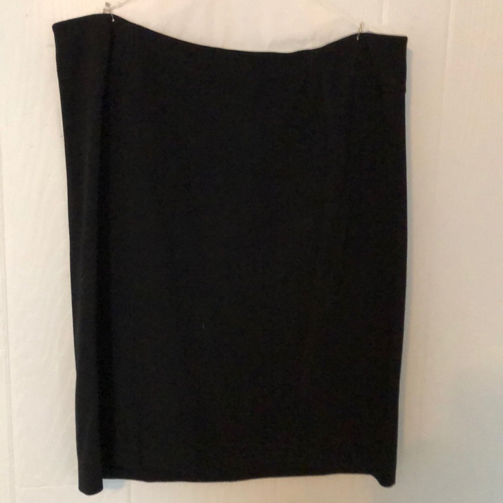 Black Knit Pencil skirt Ann Taylor